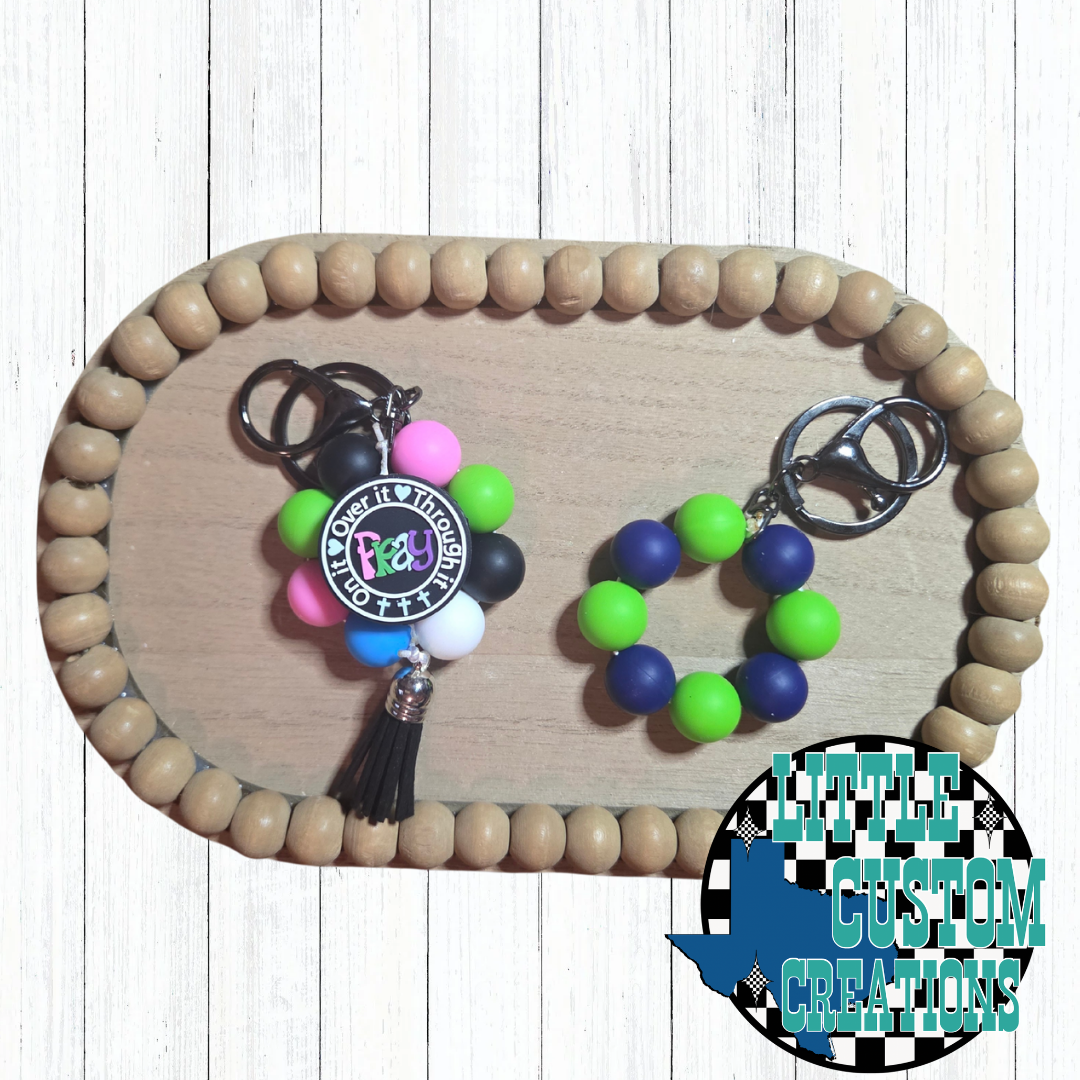 Beaded Ready to Ship Keychains