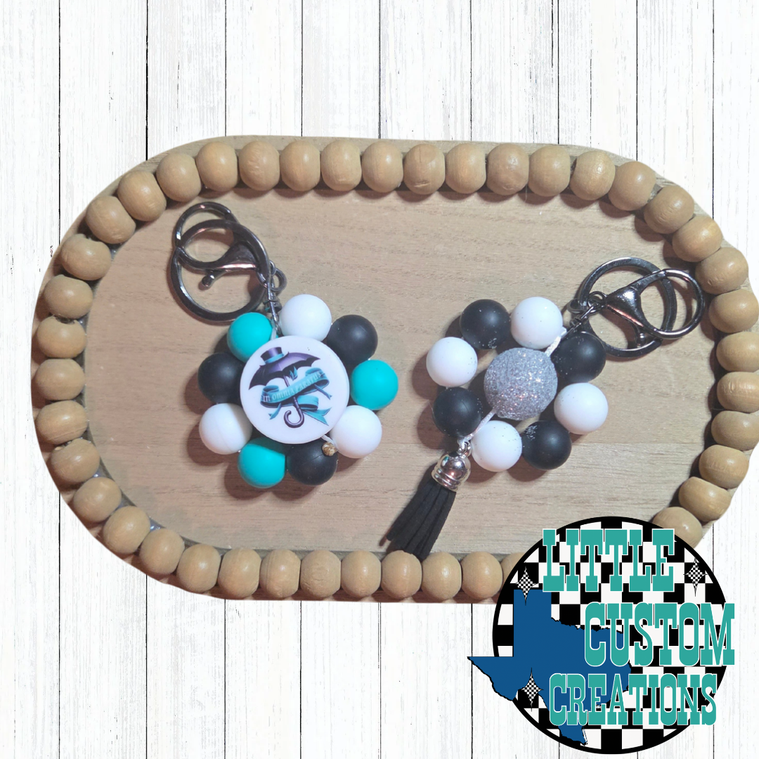 Beaded Ready to Ship Keychains