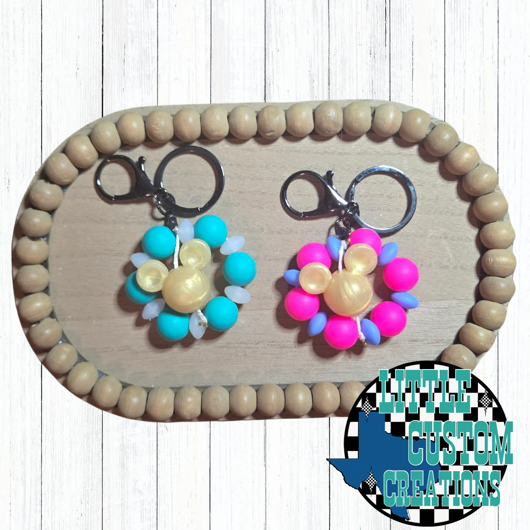 Beaded Ready to Ship Keychains