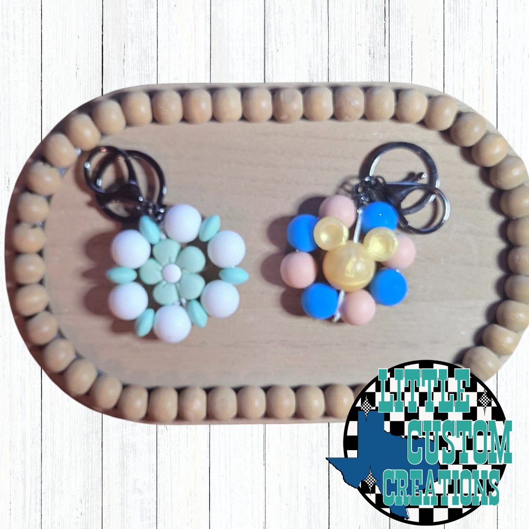 Beaded Ready to Ship Keychains