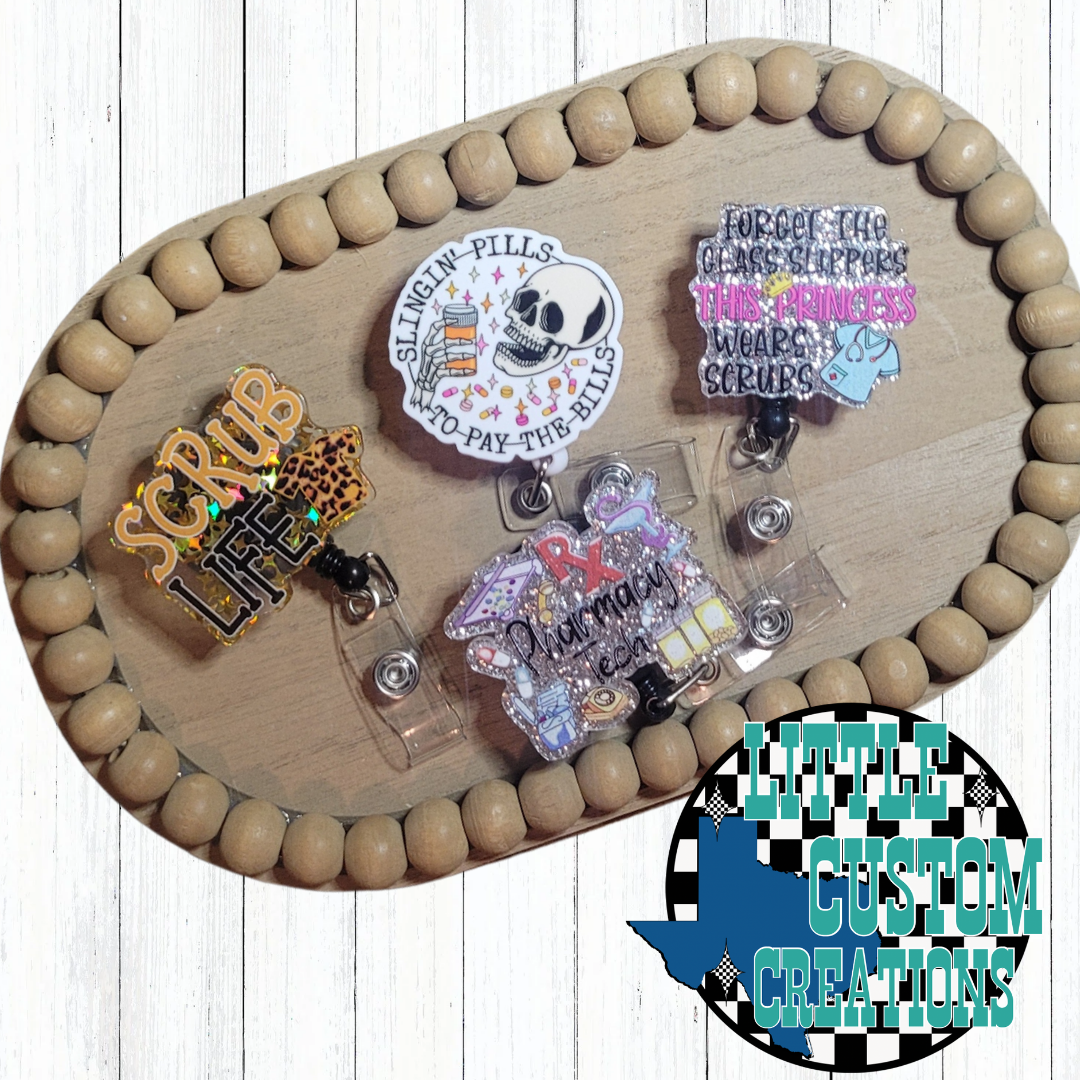 Acrylic Front Badge Reel