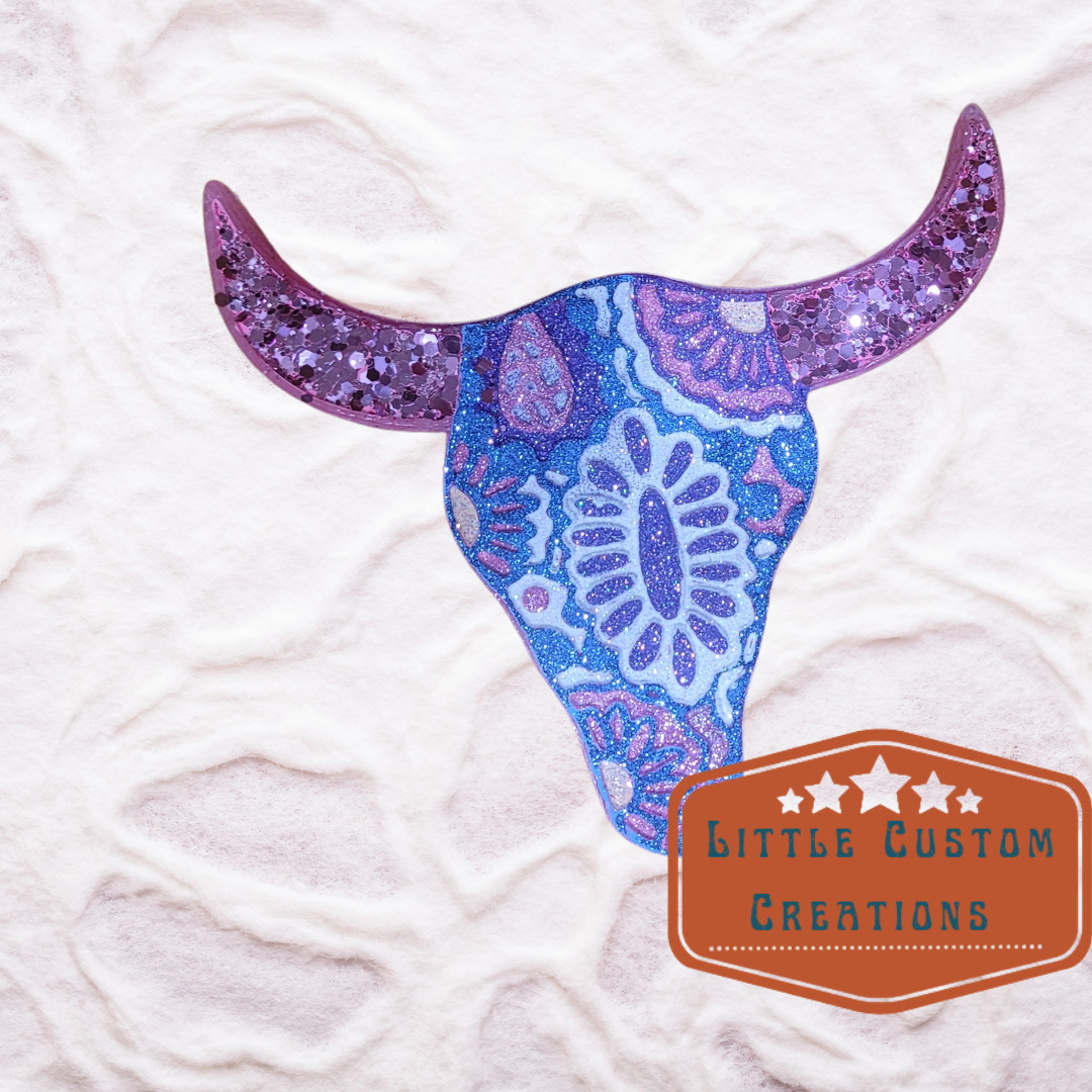 Turquoise  Bull Skull