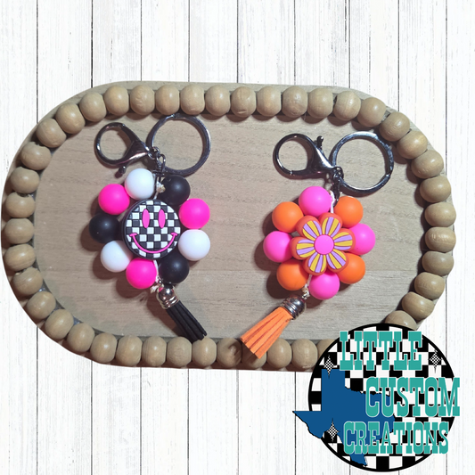Beaded Ready to Ship Keychains