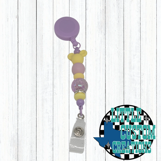 Beaded Badge Reel
