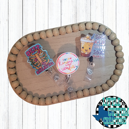 Acrylic Front Badge Reel